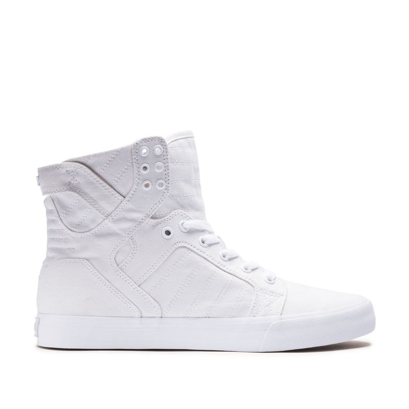 Supra Skytop D High Top Schuhe Damen - Weiß MNN39464